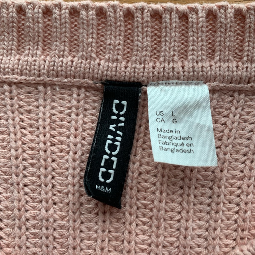 Pink Divided Sweater - Picture 2 of 5